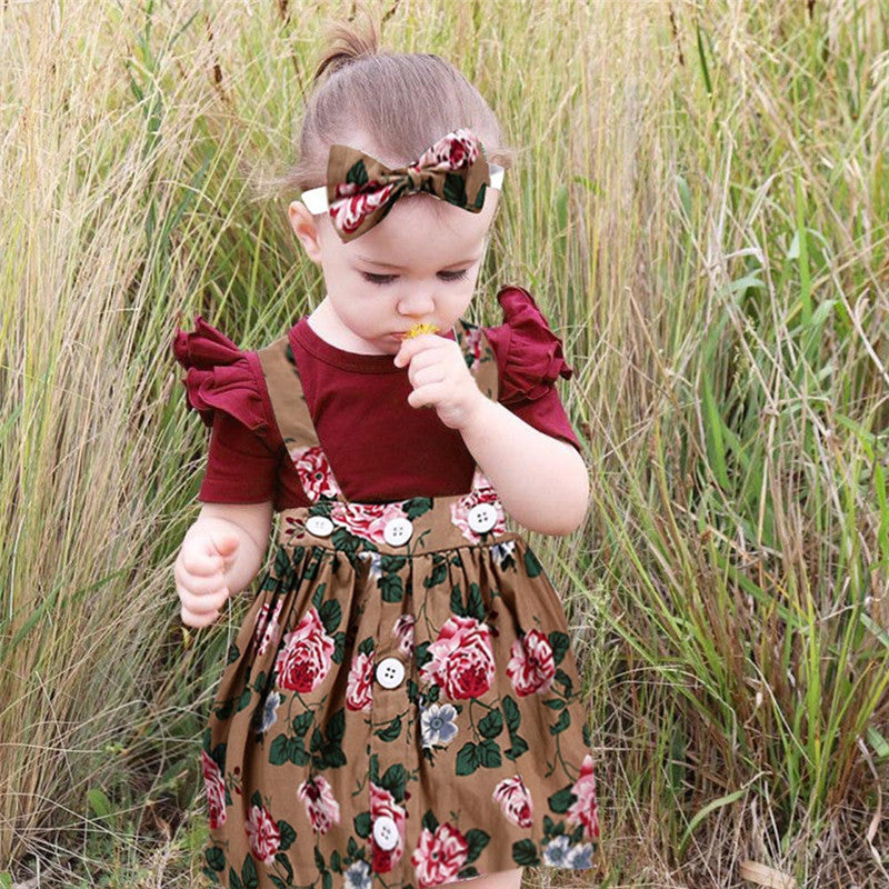 Two-piece romper and dress/shorts