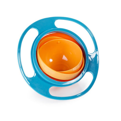 Spill-proof rotating bowl 360°