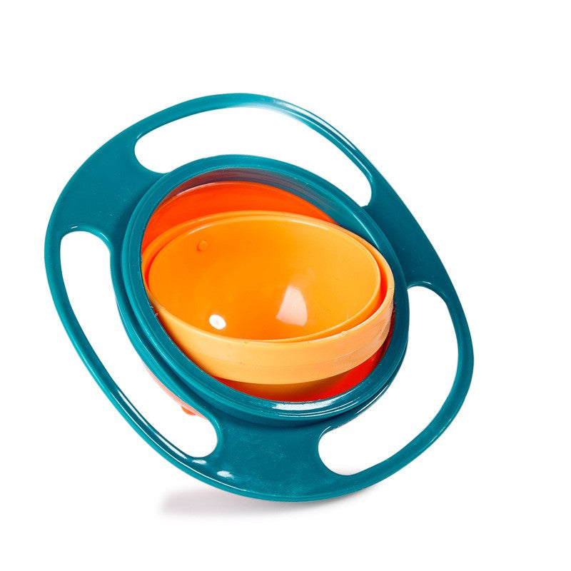 Spill-proof rotating bowl 360°