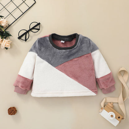 Casual two-piece baby sweater